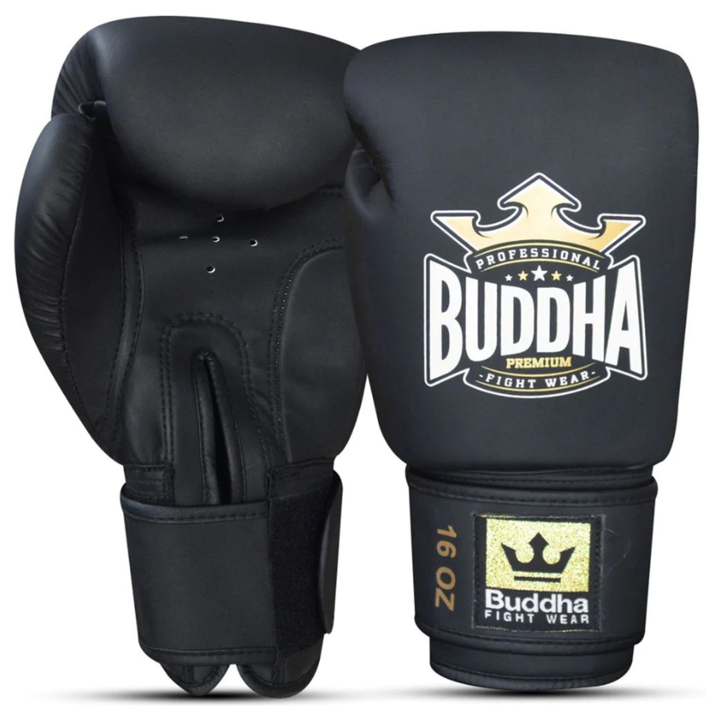Buddha Boxhandschuhe Thailand, schwarz-gold