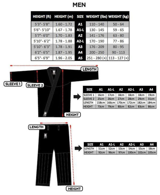 Atama BJJ Gi Mundial 10, schwarz