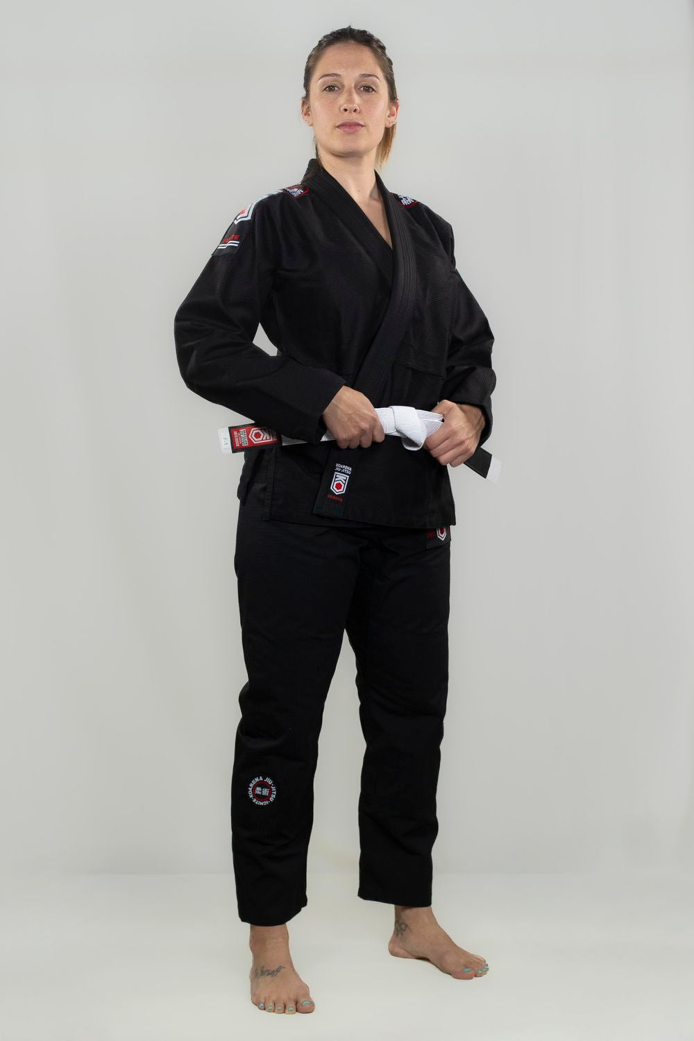 KOARENA Damen BJJ Gi Ignite, schwarz
