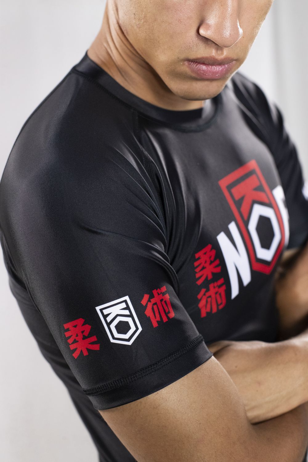 KOARENA Rashguard SS NO GI, schwarz