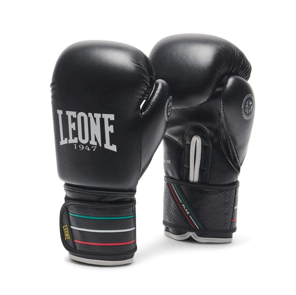 Leone 1947 Boxhandschuhe Flag GN212, schwarz