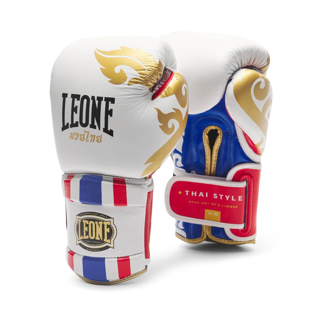 Leone 1947 Boxhandschuhe Thai Style GN114, weiss