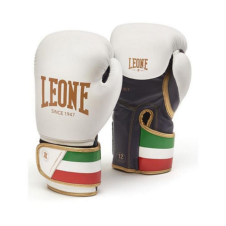 Leone 1947 Boxhandschuhe Italy 47, weiss-schwarz
