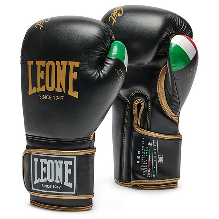 Leone 1947 Boxhandschuhe Il Tecnico 2 GN211, schwarz-gold