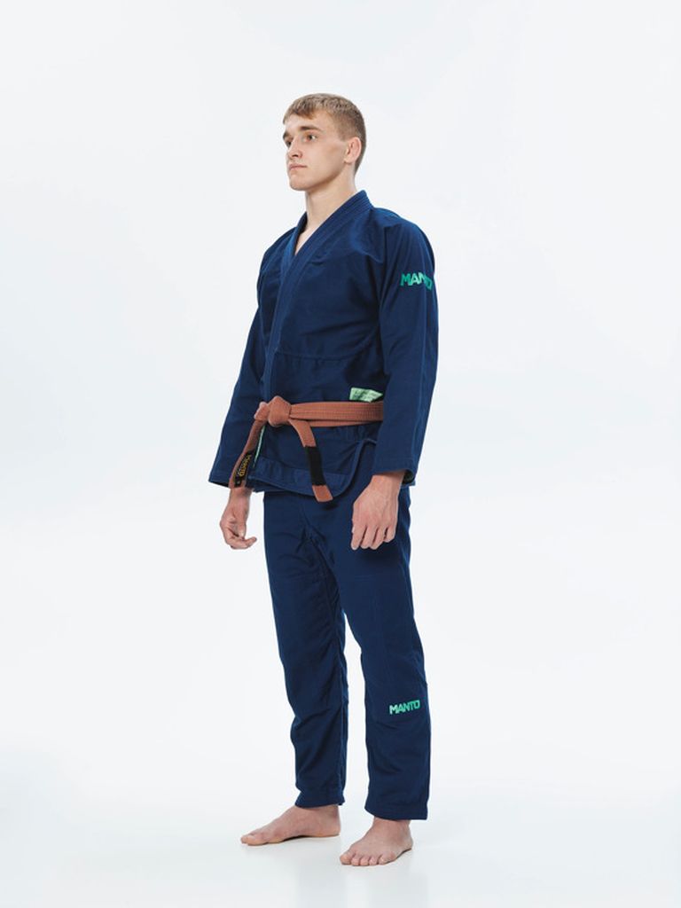 Manto BJJ Gi Rise 2.0, navy-gruen