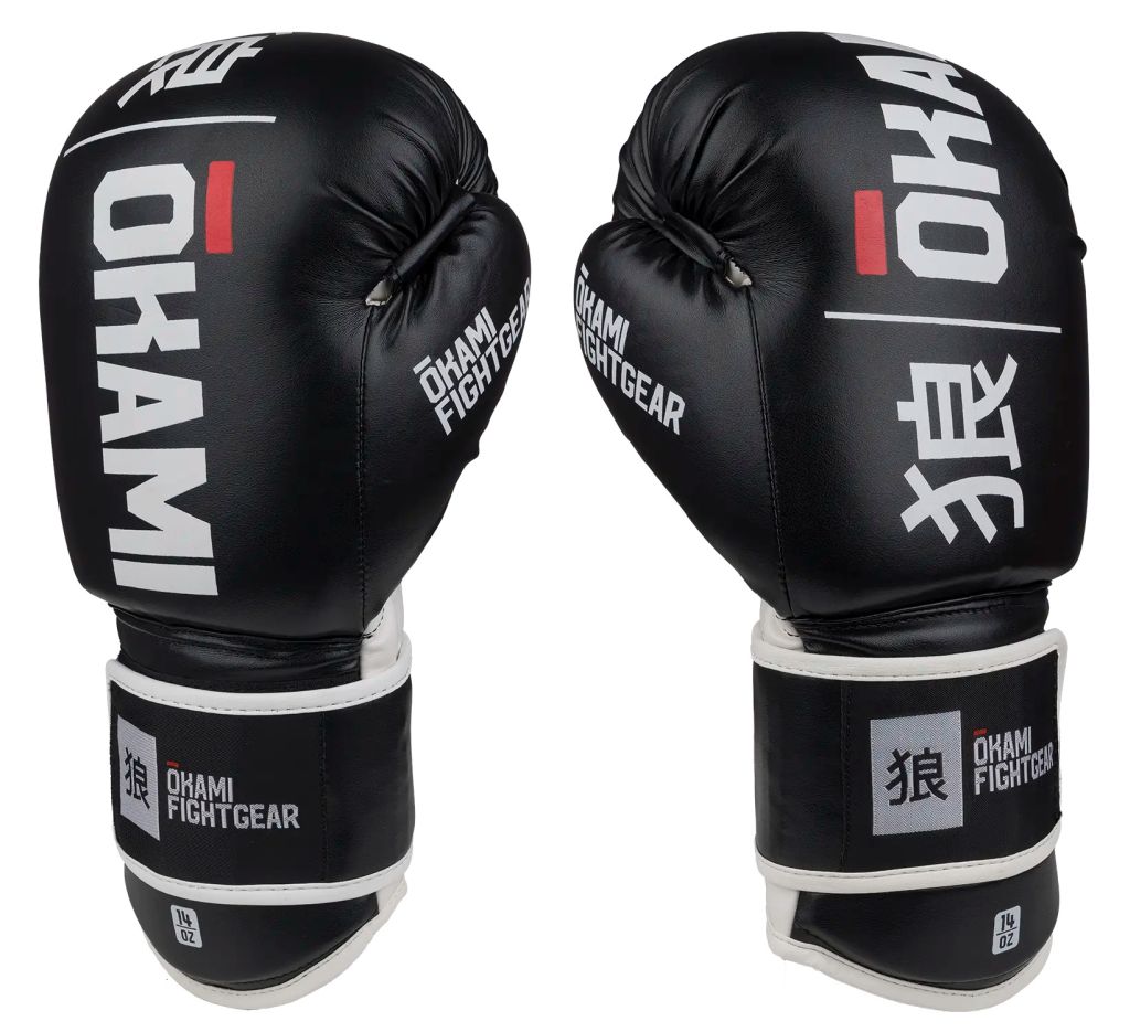 Okami Boxhandschuhe Rumble, schwarz-weiss