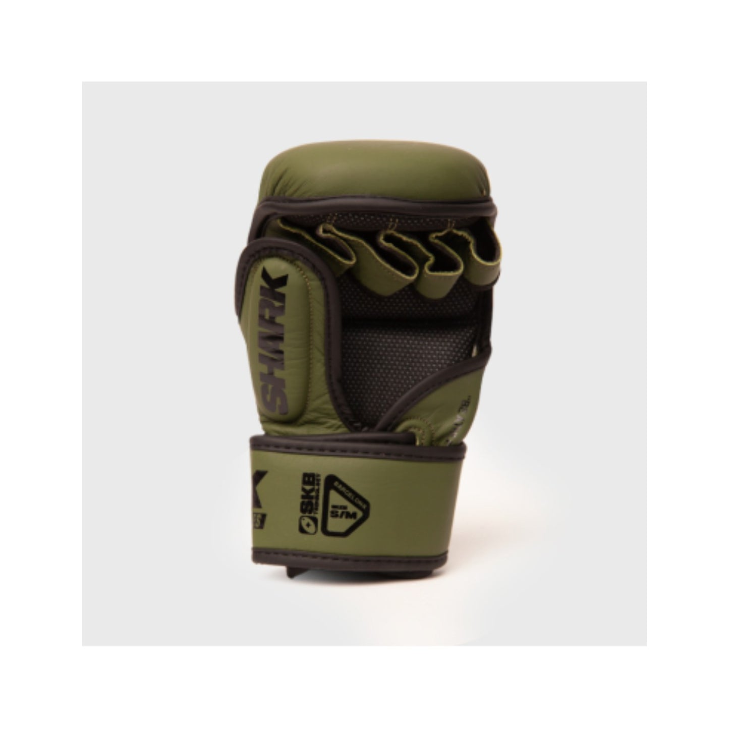 Shark Boxing MMA Sparring Handschuhe Pro Combat, grun-schwarz