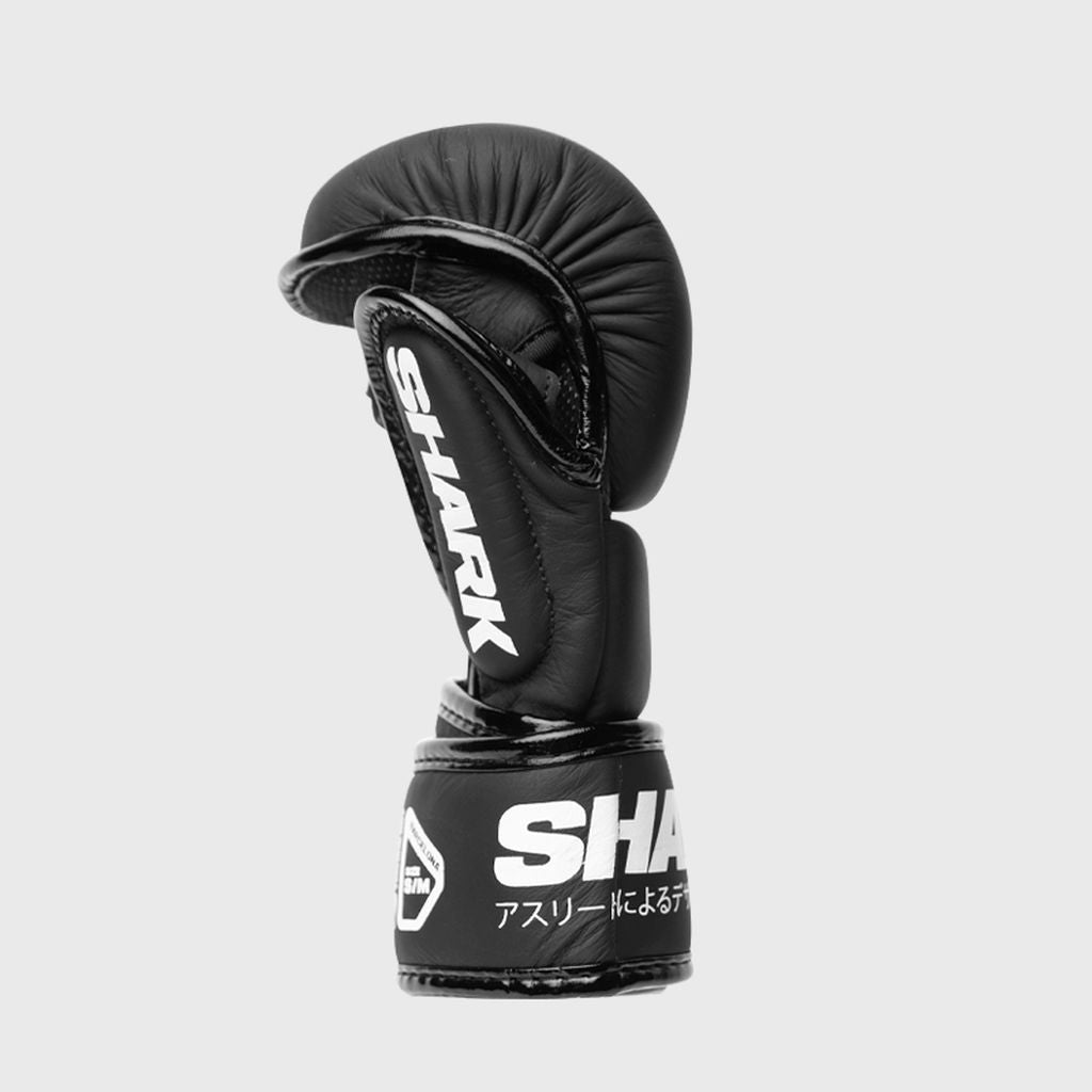 Shark Boxing MMA Sparring Handschuhe Pro Combat, schwarz
