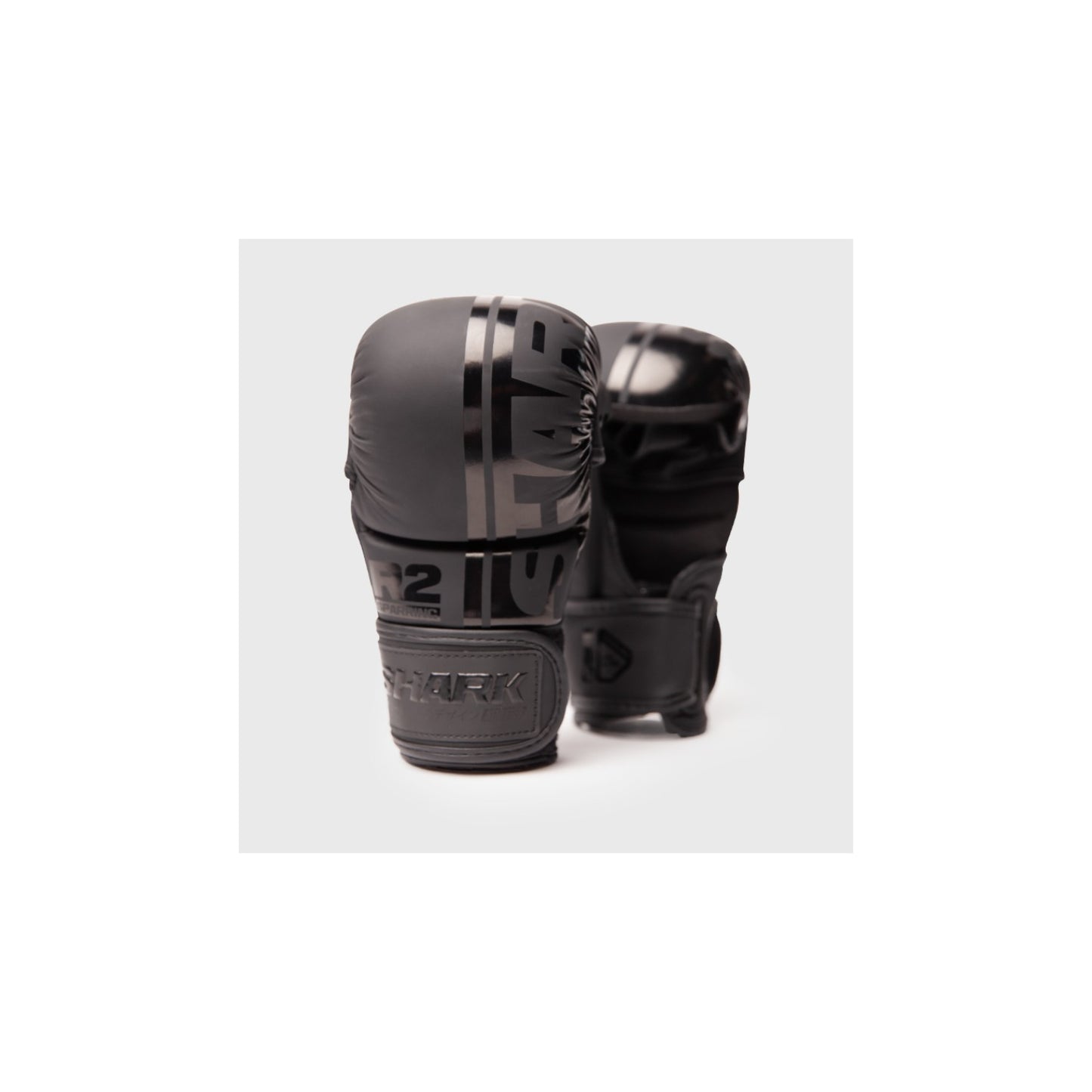 Shark Boxing MMA Sparring Handschuhe R2, schwarz