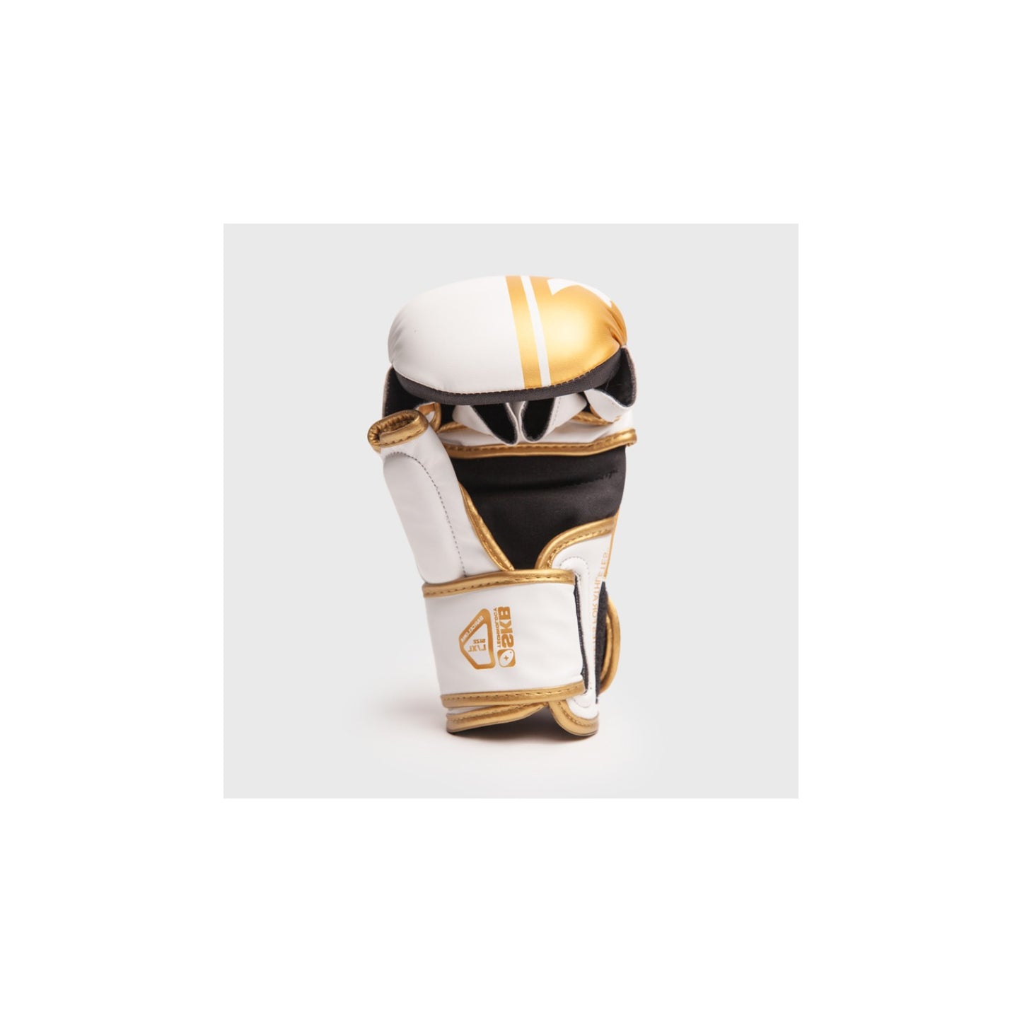 Shark Boxing MMA Sparring Handschuhe R2, weiss-gold