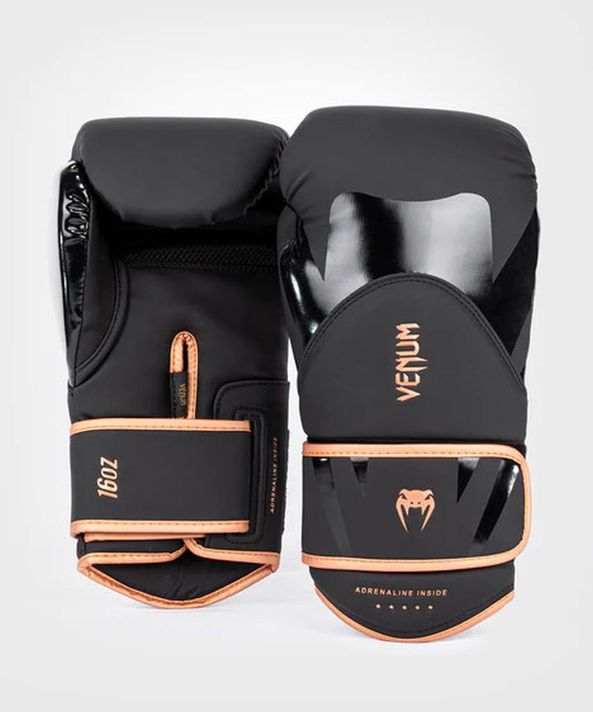 Venum Boxhandschuhe Challenger 4.0, schwarz-bronzefarben