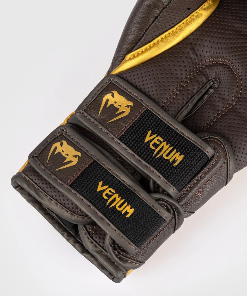 Venum Boxhandschuhe Reverso, braun-gold