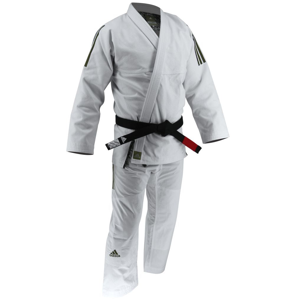adidas BJJ Gi JJ430 Pro 2, weiss-gruen