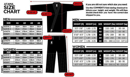 Atama BJJ Gi Classic, blau