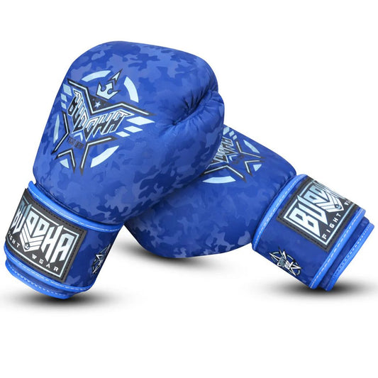 Buddha Boxhandschuhe Army, blau