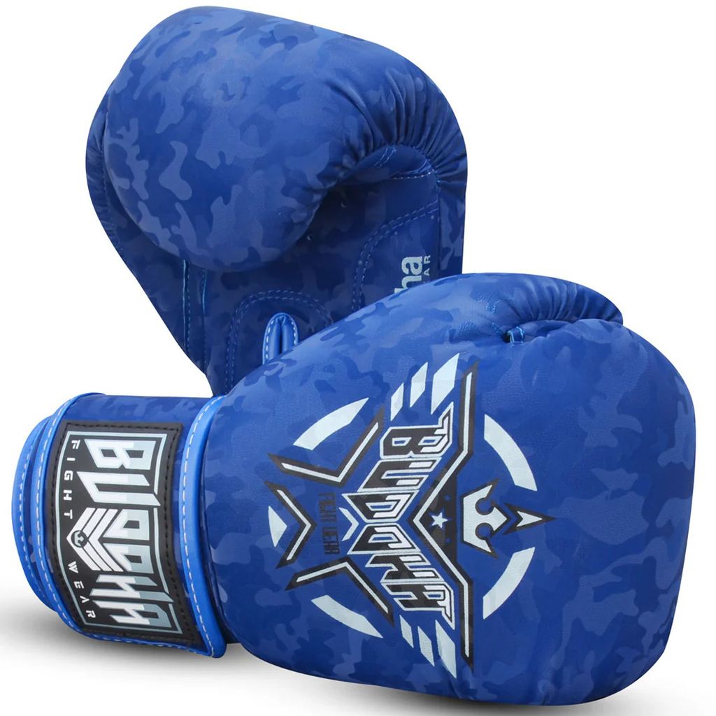 Buddha Boxhandschuhe Army, blau