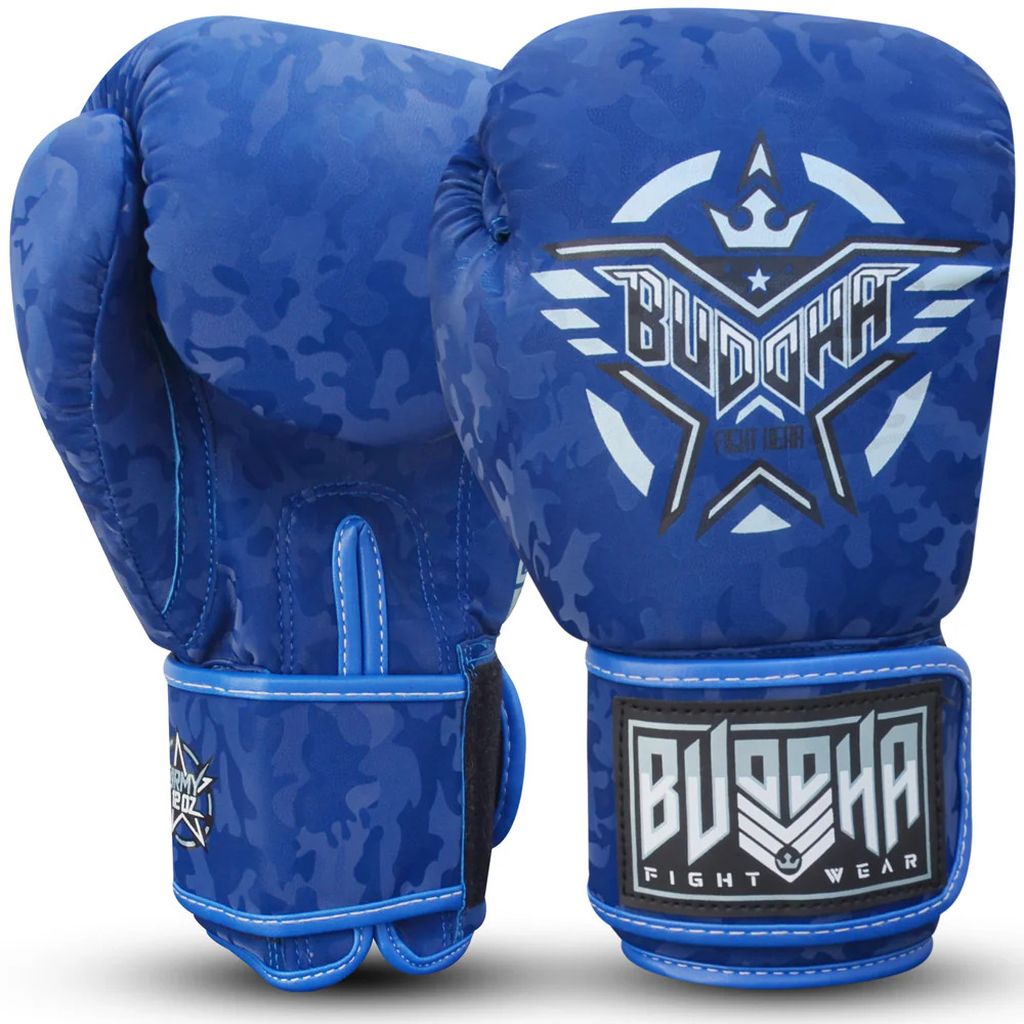 Buddha Boxhandschuhe Army, blau