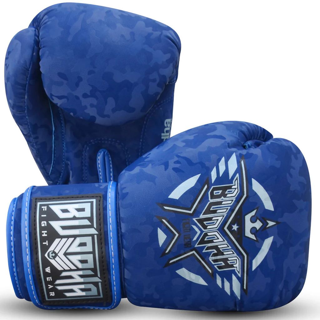 Buddha Boxhandschuhe Army, blau