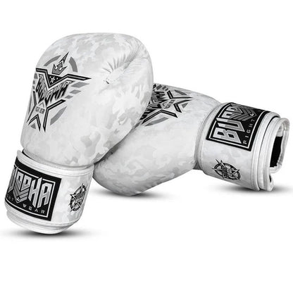 Buddha Boxhandschuhe Army, weiss