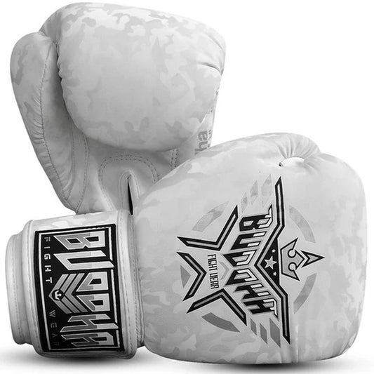 Buddha Boxhandschuhe Army, weiss