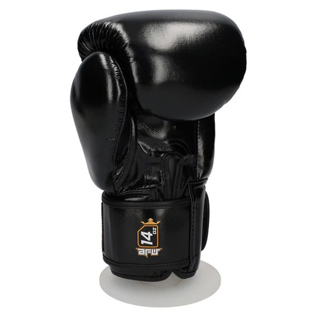 Buddha Boxhandschuhe Spectrum Metallic Thailand, schwarz