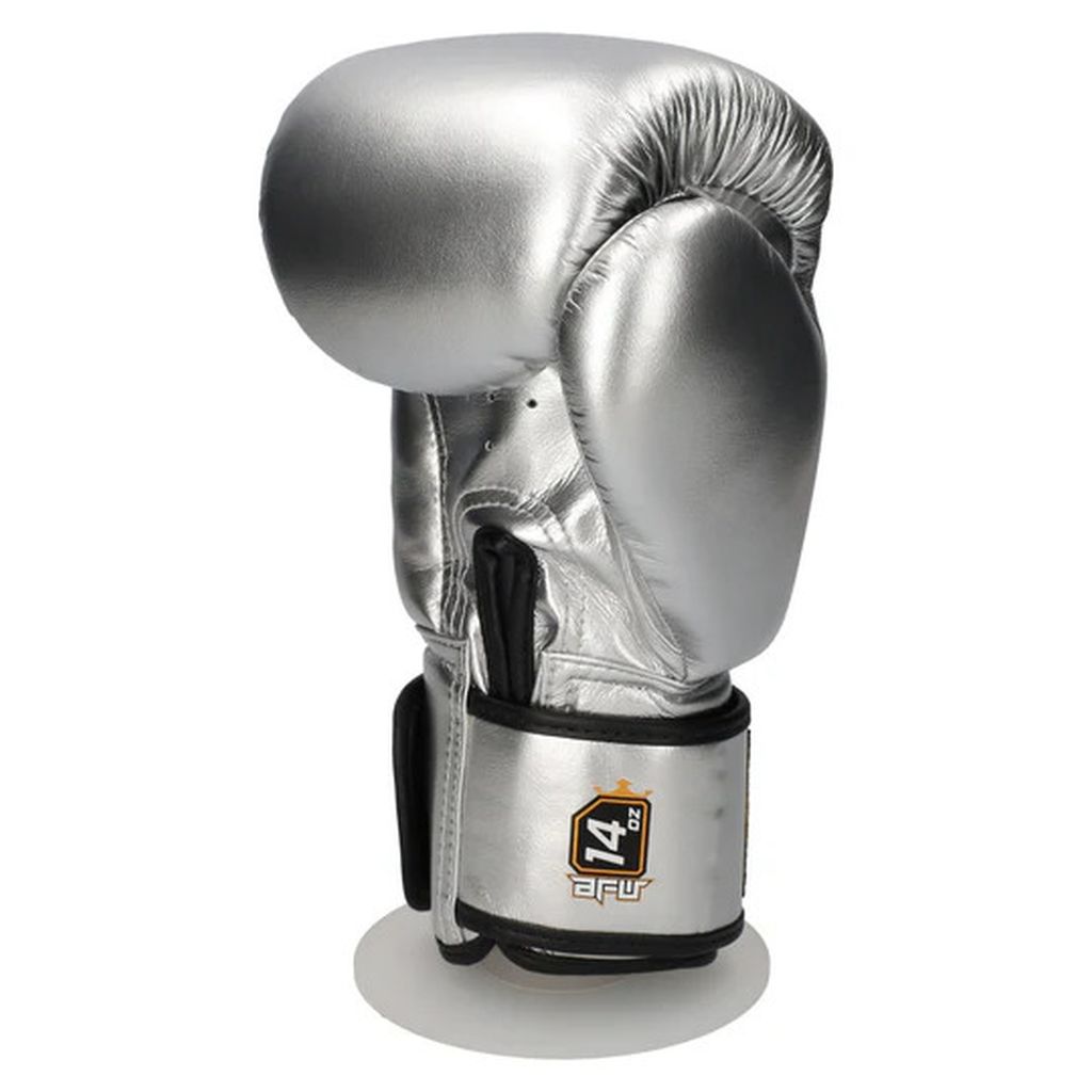Buddha Boxhandschuhe Spectrum Metallic Thailand, silber