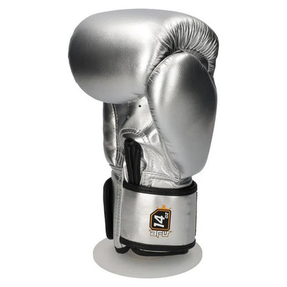 Buddha Boxhandschuhe Spectrum Metallic Thailand, silber
