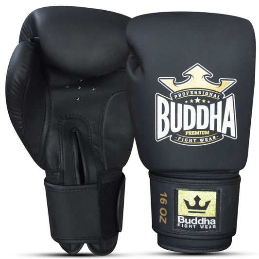 Buddha Boxhandschuhe Thailand, schwarz-gold