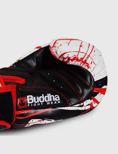 Buddha Fight Wear Boxhandschuhe Creepy, rot-schwarz