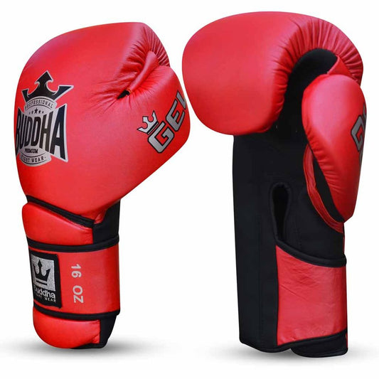 Buddha Fight Wear Boxhandschuhe Pro Gel, rot