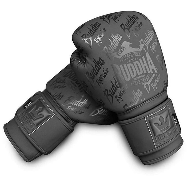Buddha Fight Wear Boxhandschuhe Top Premium, schwarz