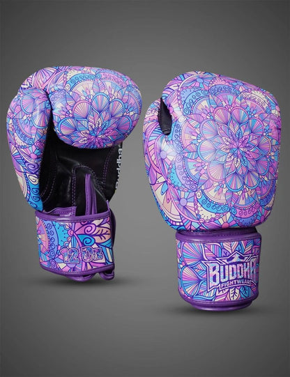 Buddha Fight Wear Boxhandschuhe Mandala, rosa-lila