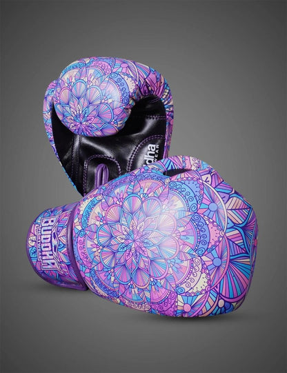 Buddha Fight Wear Boxhandschuhe Mandala, rosa-lila