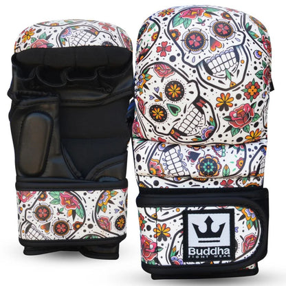 Buddha MMA Sparring Handschuhe Mexican, weiss