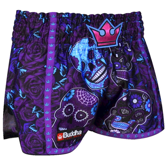 Buddha Muay Thai Short European Mexican, purpel
