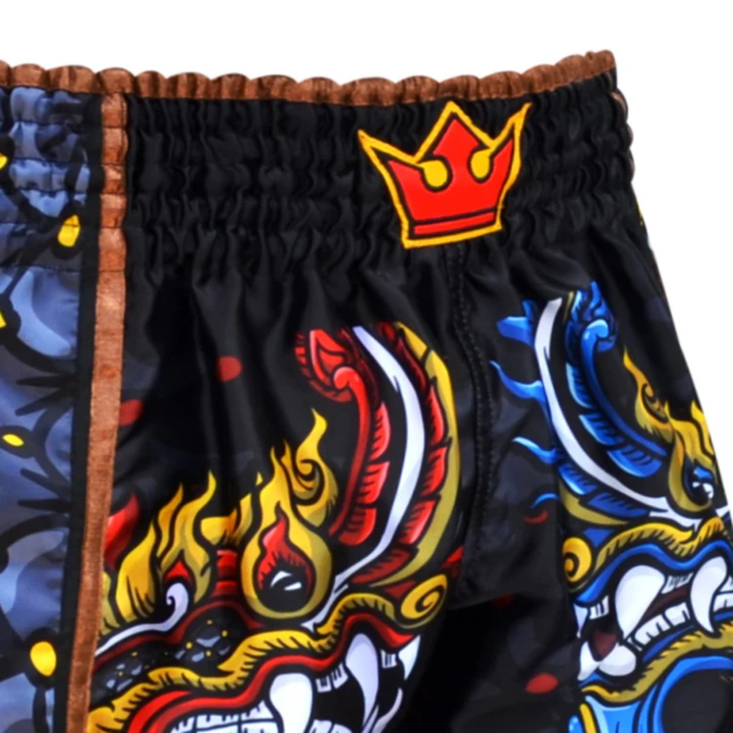 Buddha Muay Thai Shorts Snake, schwarz