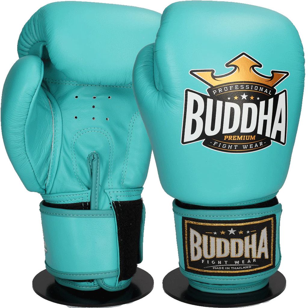 Buddha Fight Wear Boxhandschuhe Thailand, celeste