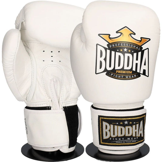 Buddha Fight Wear Boxhandschuhe Thailand, weiss