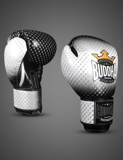 Buddha Fight Wear Boxhandschuhe Titanium, weiss