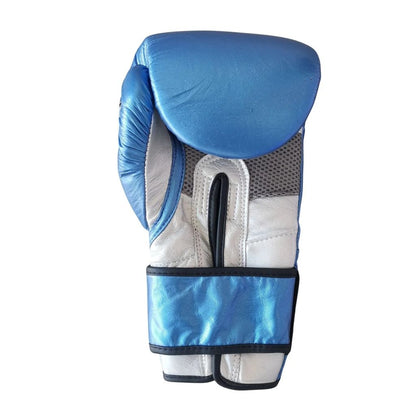 Charlie Boxing Boxhandschuhe Gel Metallic, blau