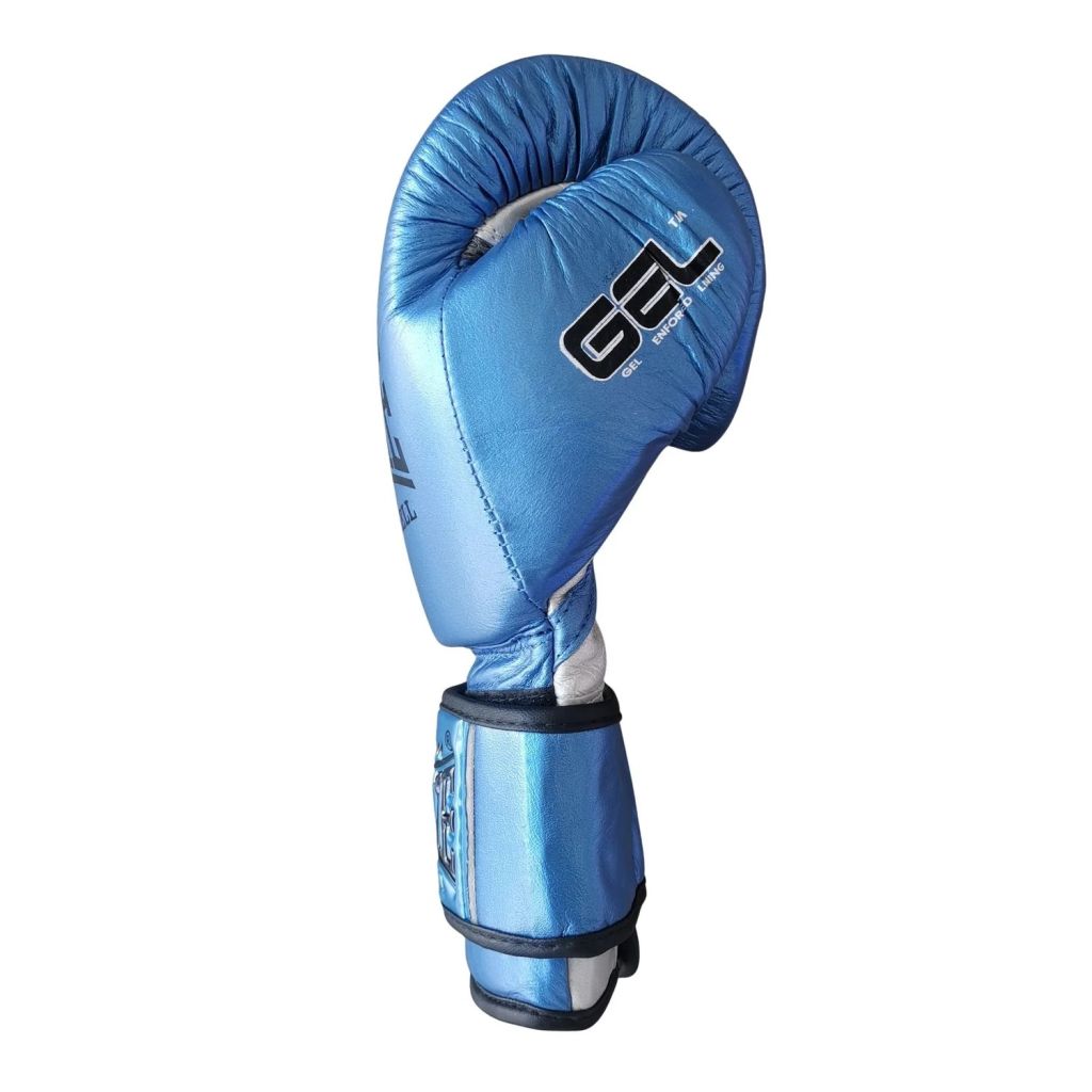 Charlie Boxing Boxhandschuhe Gel Metallic, blau