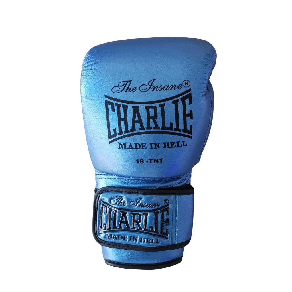 Charlie Boxing Boxhandschuhe Gel Metallic, blau