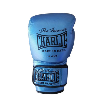 Charlie Boxing Boxhandschuhe Gel Metallic, blau