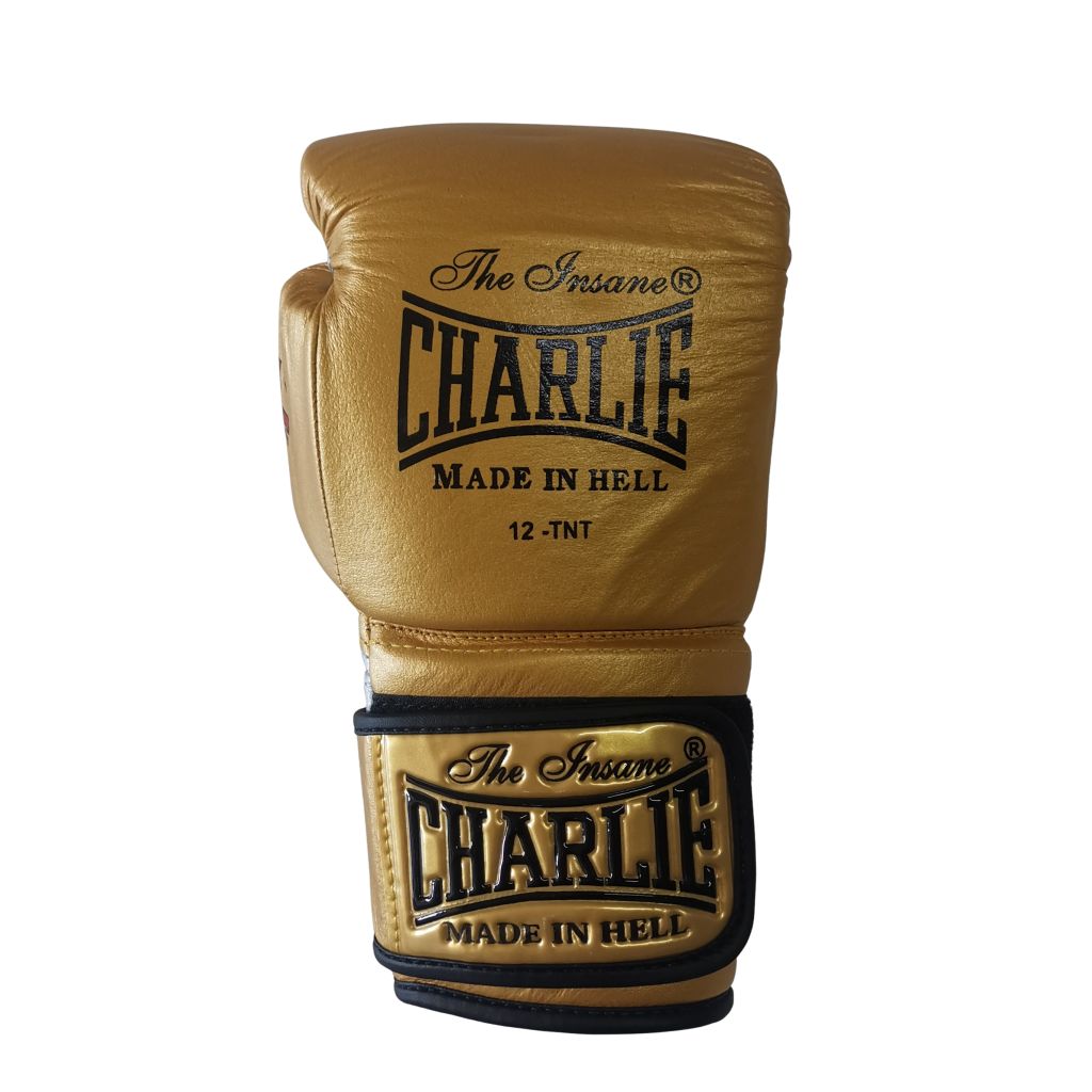 Charlie Boxing Boxhandschuhe Gel Metallic, golden