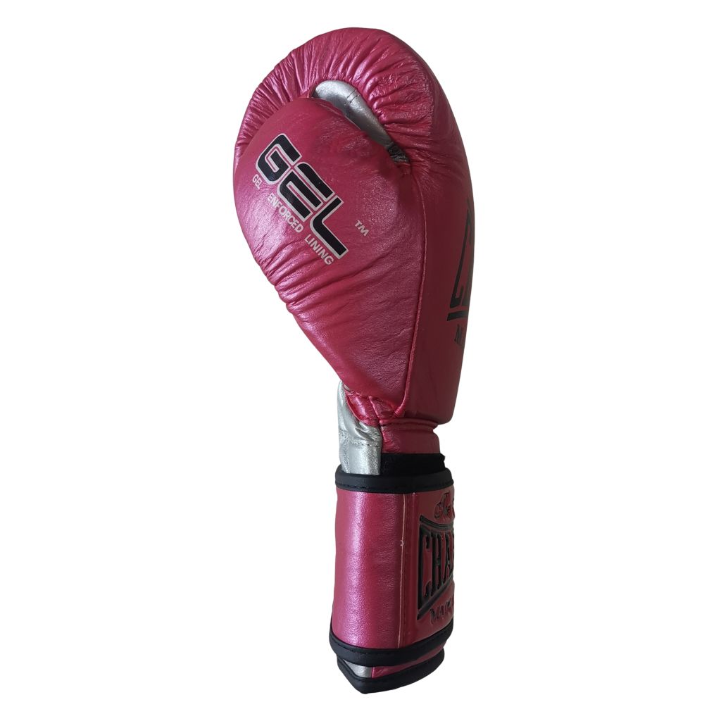 Charlie Boxing Boxhandschuhe Gel Metallic, rot