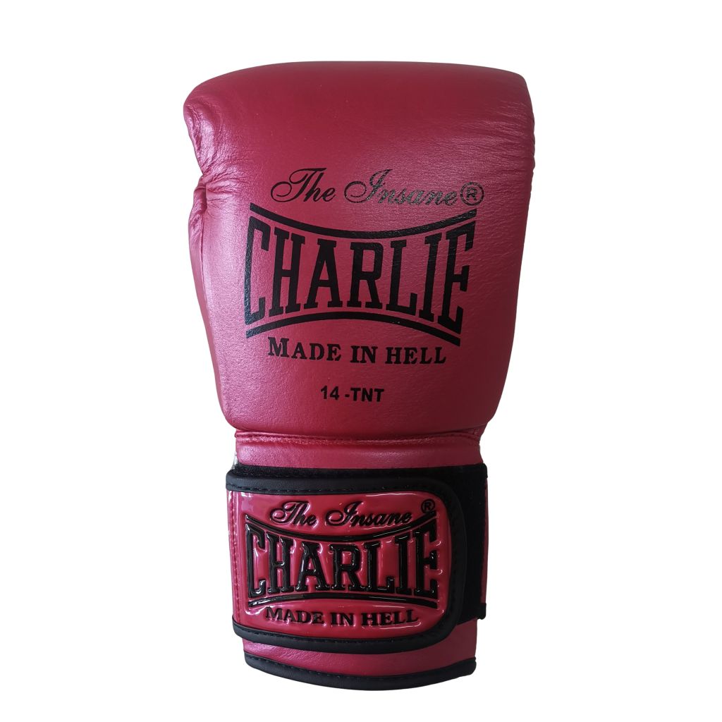 Charlie Boxing Boxhandschuhe Gel Metallic, rot