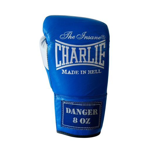 Charlie Boxing Boxhandschuhe Danger Laces, blau-silber