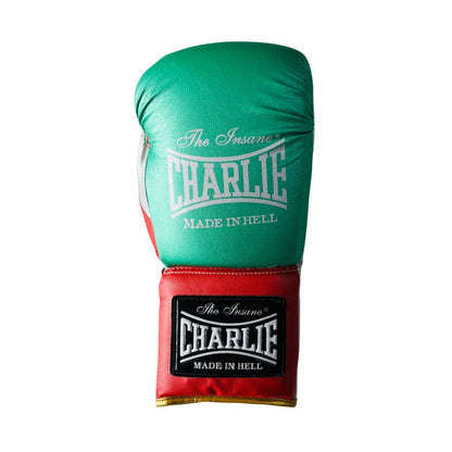 Charlie Boxing Boxhandschuhe New Mex Laces, gruen-rot