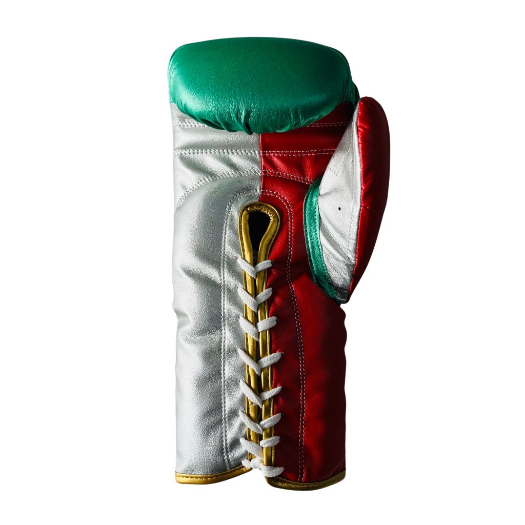 Charlie Boxing Boxhandschuhe New Mex Laces, gruen-rot