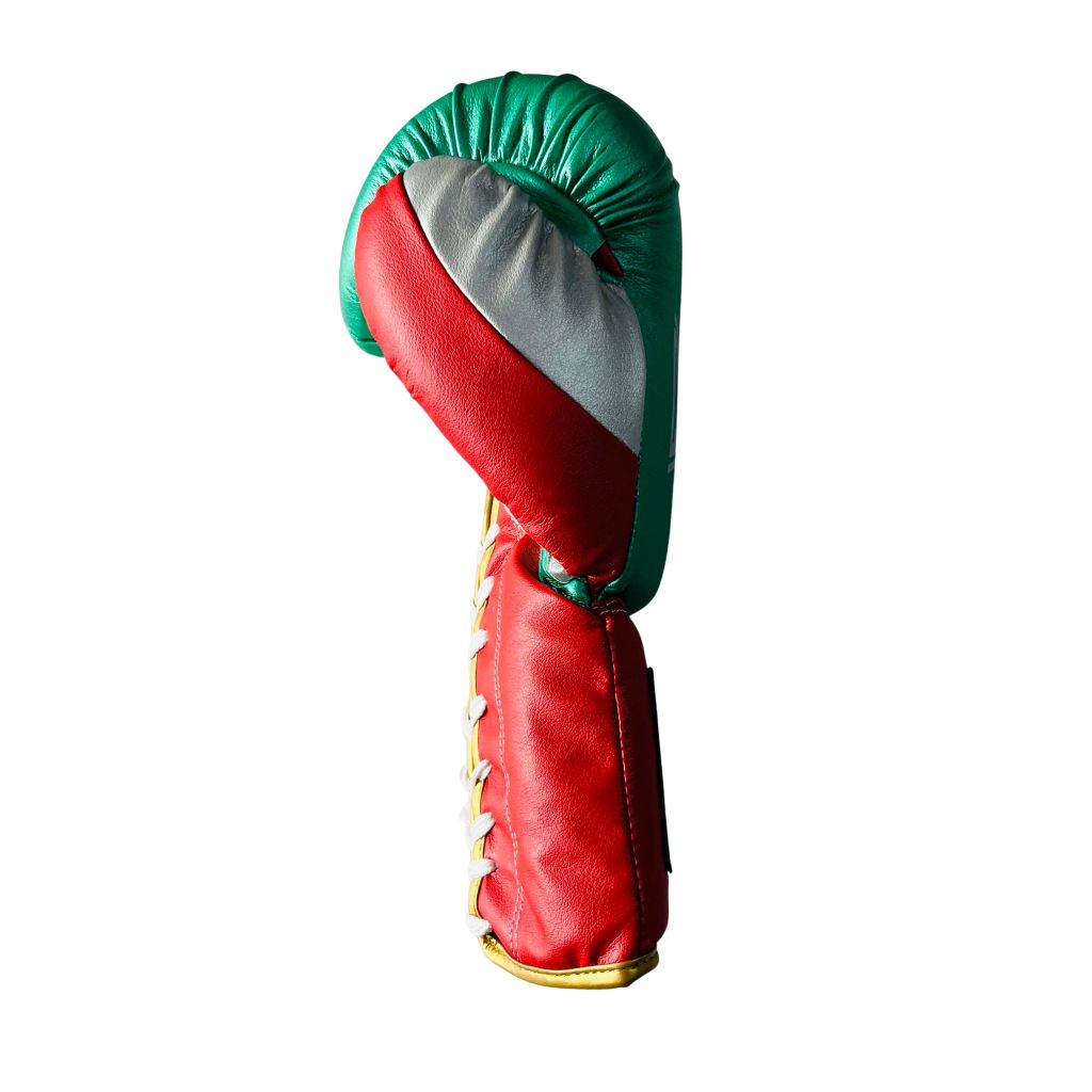 Charlie Boxing Boxhandschuhe New Mex Laces, gruen-rot